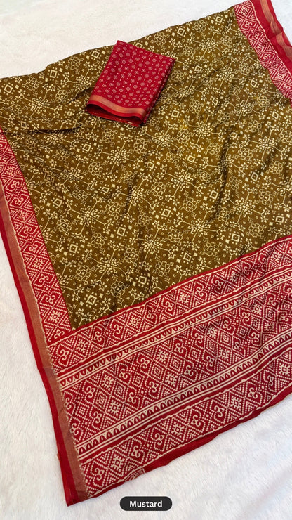 Patola X Mul Cotten Saree