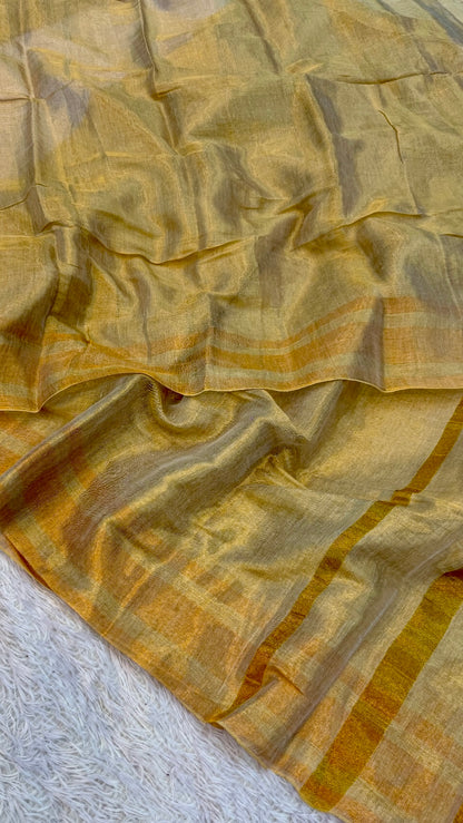 Golden Glow Kerela Tissue Silk Saree