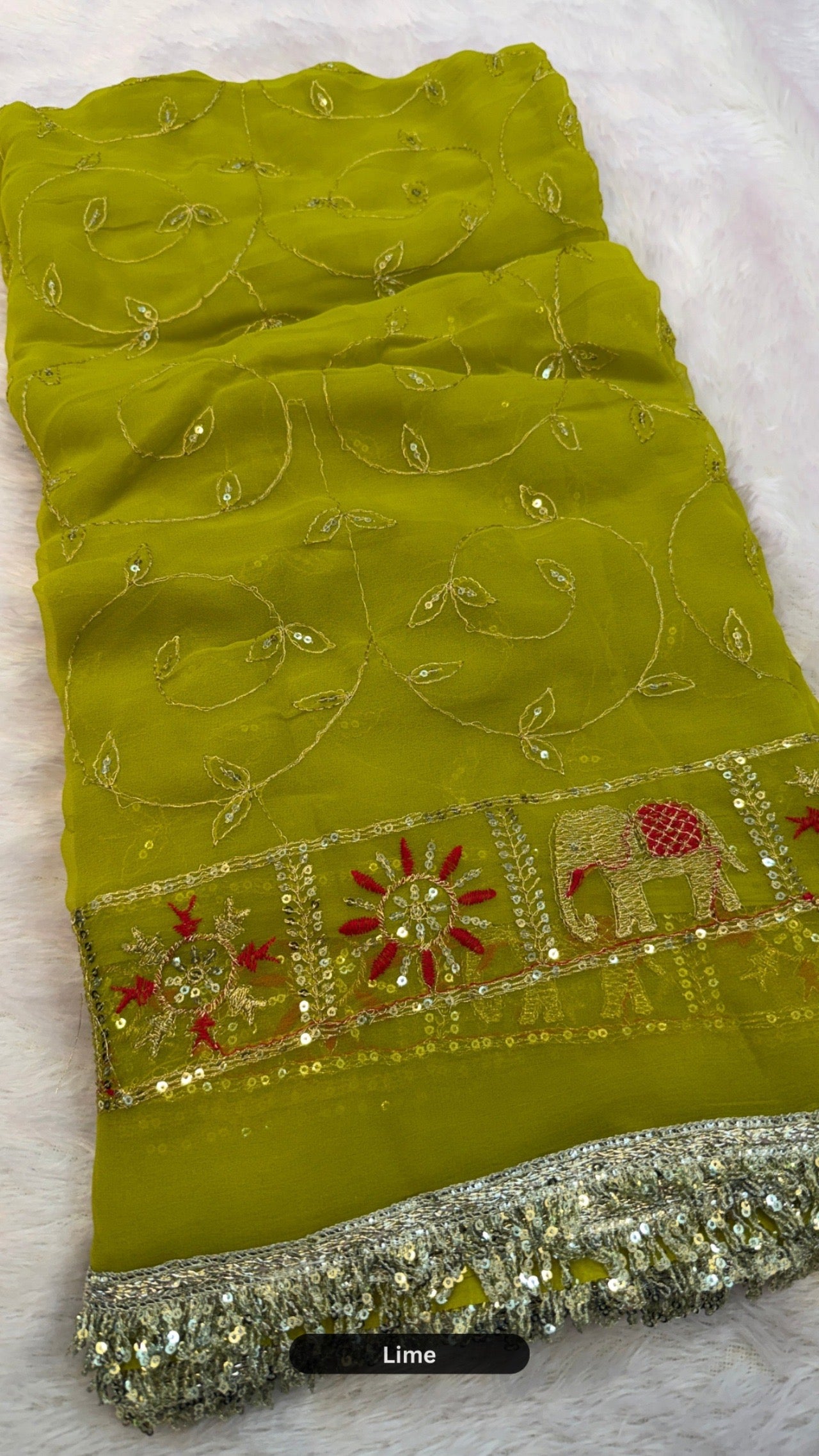Rajawadi Saree With Trending Border