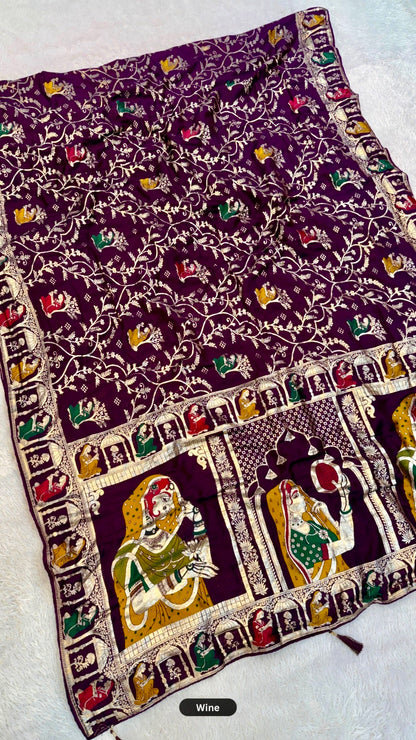 Maharani Mehfil : A Palace Woven into Six Yards.
