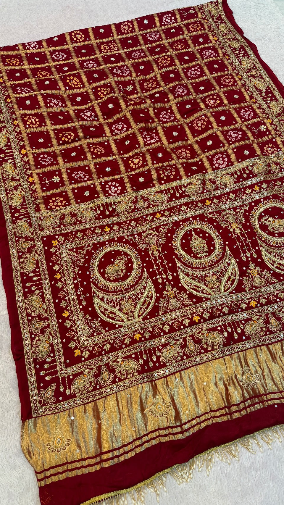 Traditional Gharchola Saree - 4074
