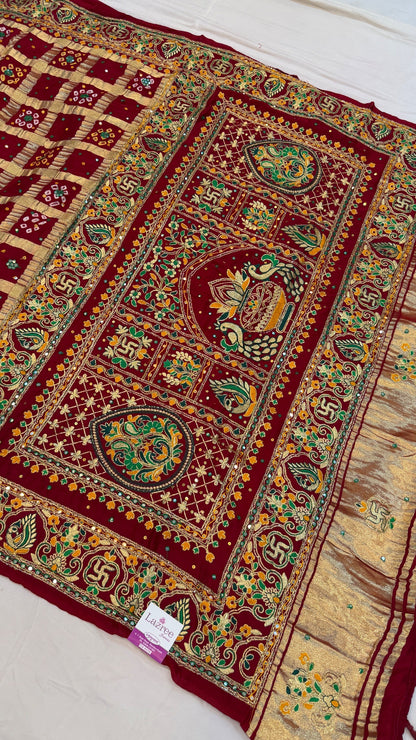 Traditional Gharchola Saree (H)