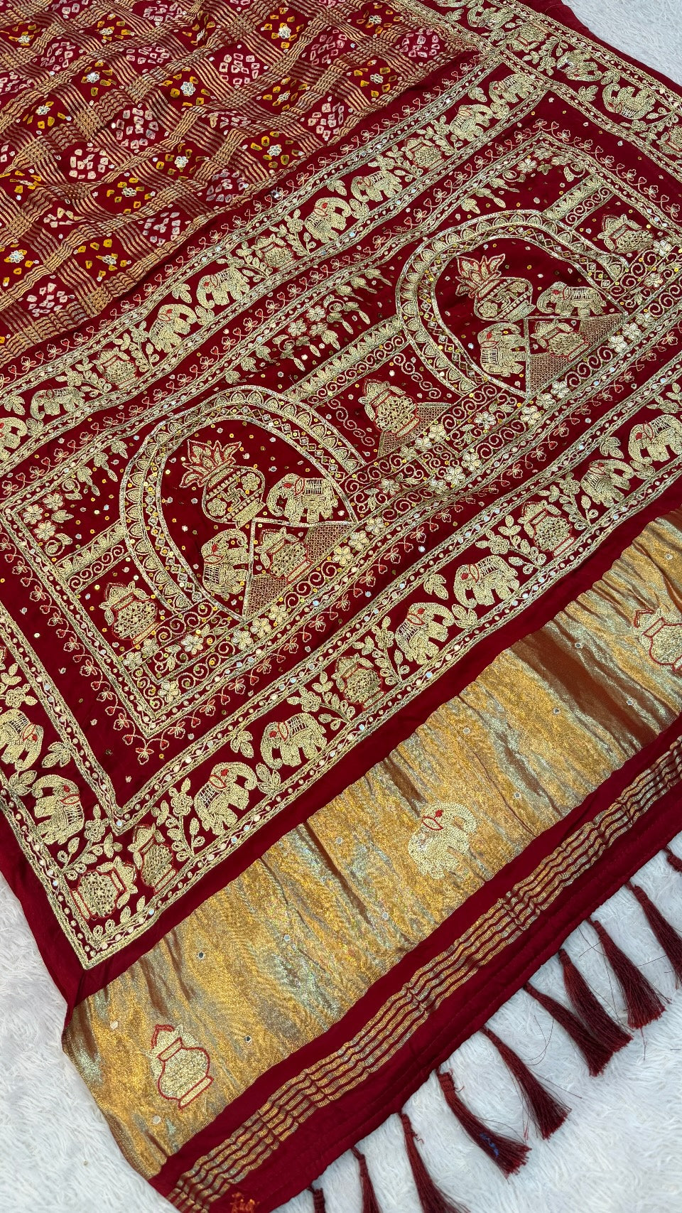 Traditional Gharchola Saree - 4027