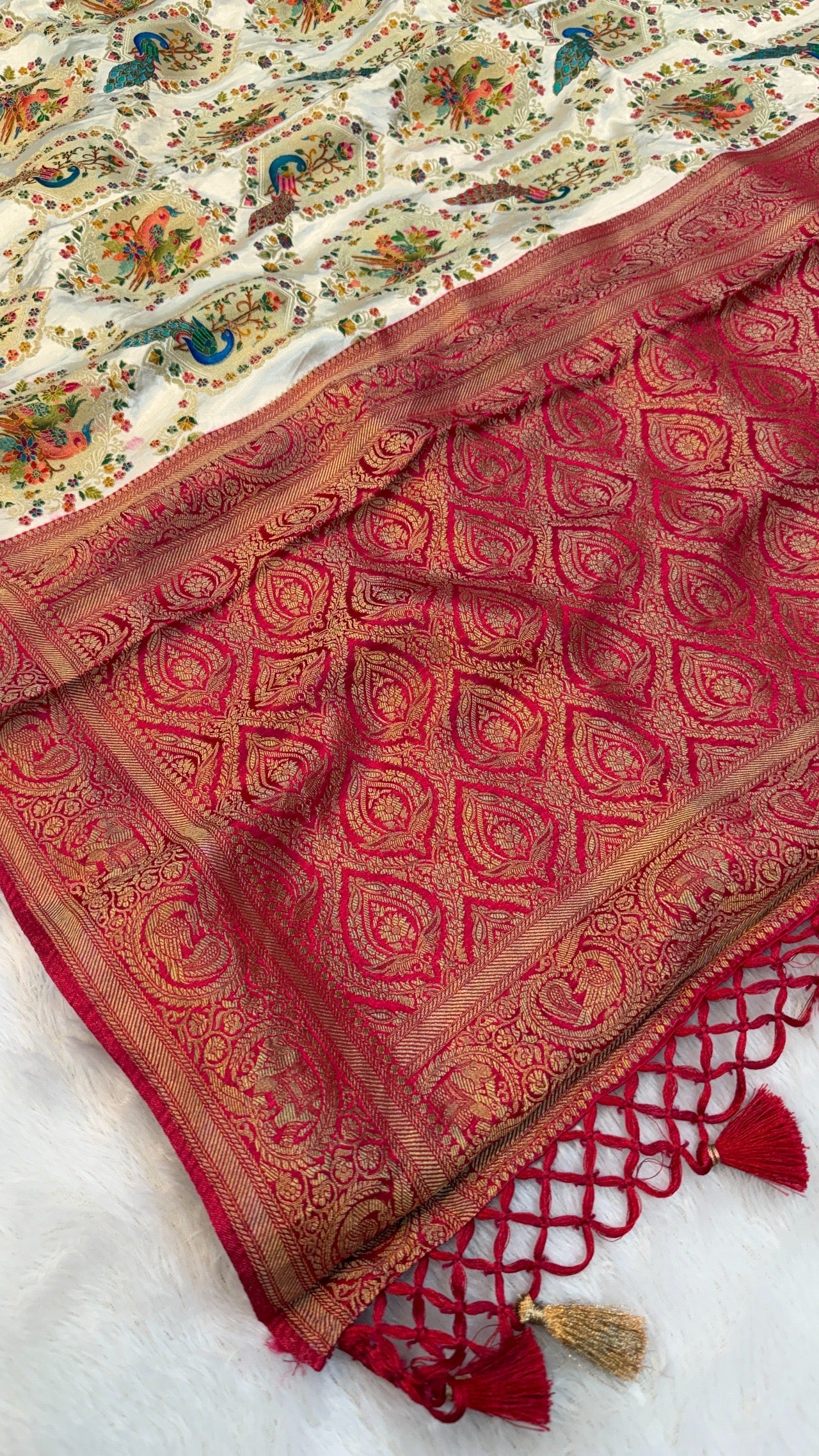 Pure Banarasee Rajawadi Silk Saree