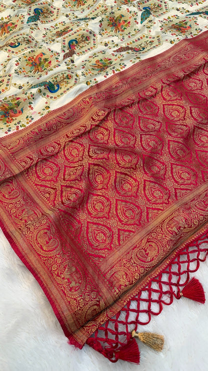 Pure Banarasee Rajawadi Silk Saree