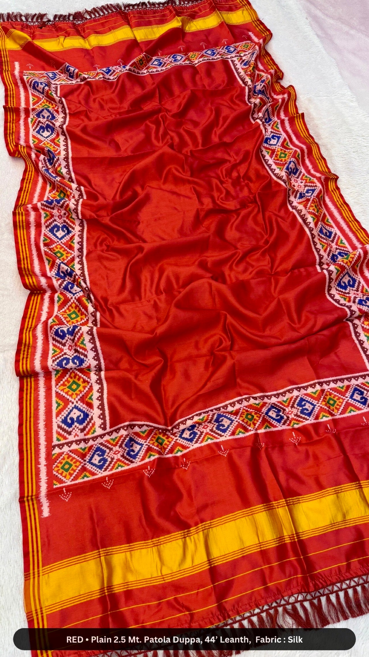 Pure Look Plain Patola Duppta