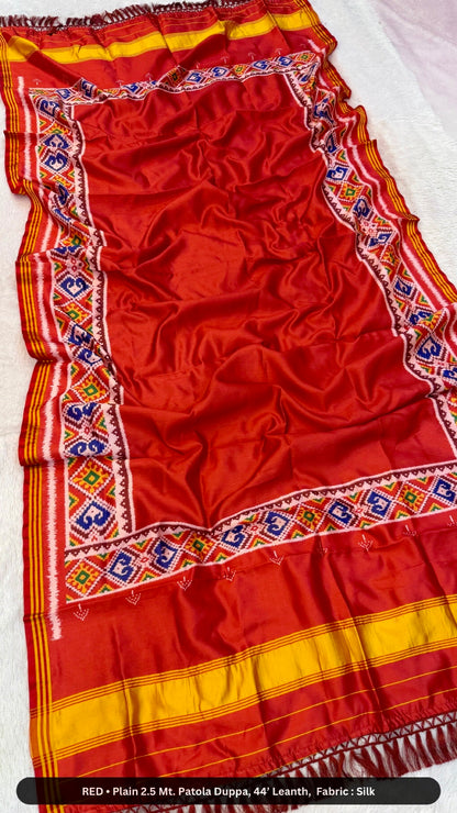 Pure Look Plain Patola Duppta