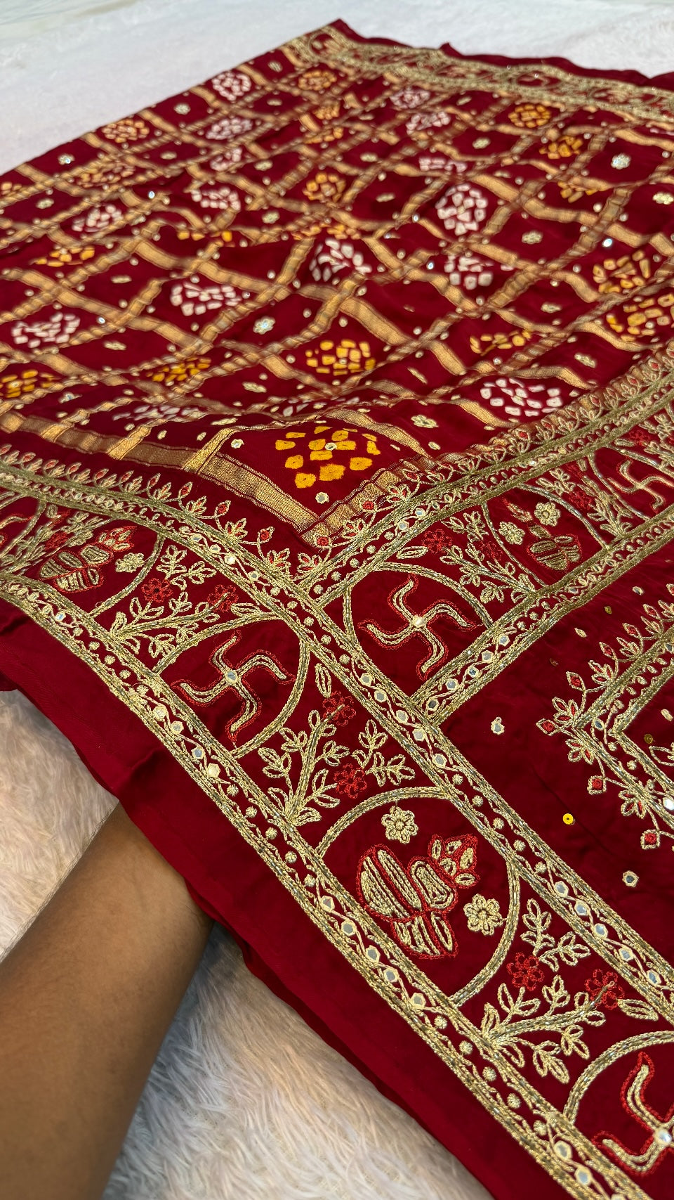 Traditional Gharchola Saree - 4062