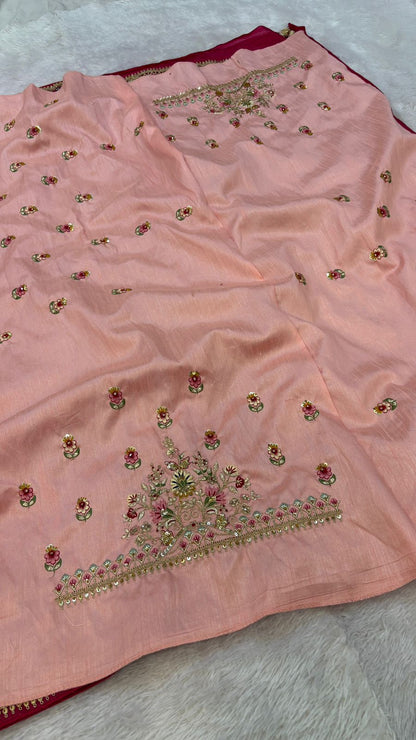 Shaan-E-Hindustan Limited Edition Saree! Rani Gagh