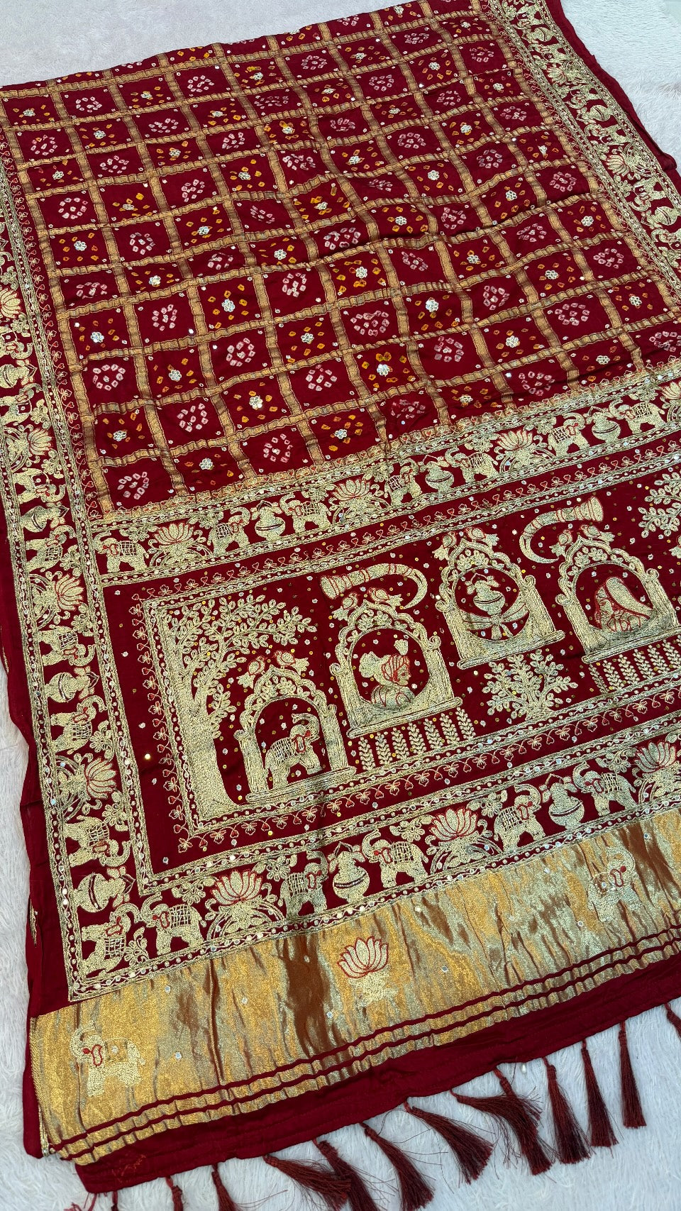Traditional Gharchola Saree - 4002