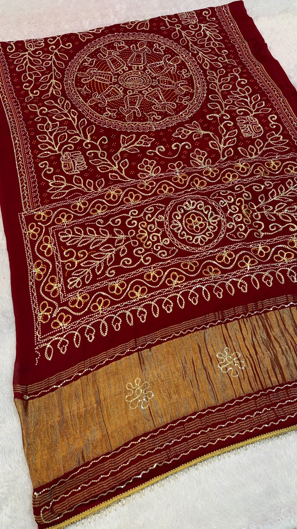 Svarna Saree :- Untouched & Sacred, Sudarshana Chakra