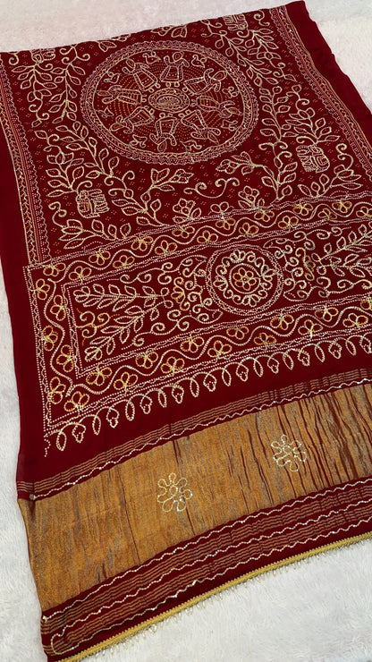 Svarna Saree :- Untouched & Sacred, Sudarshana Chakra