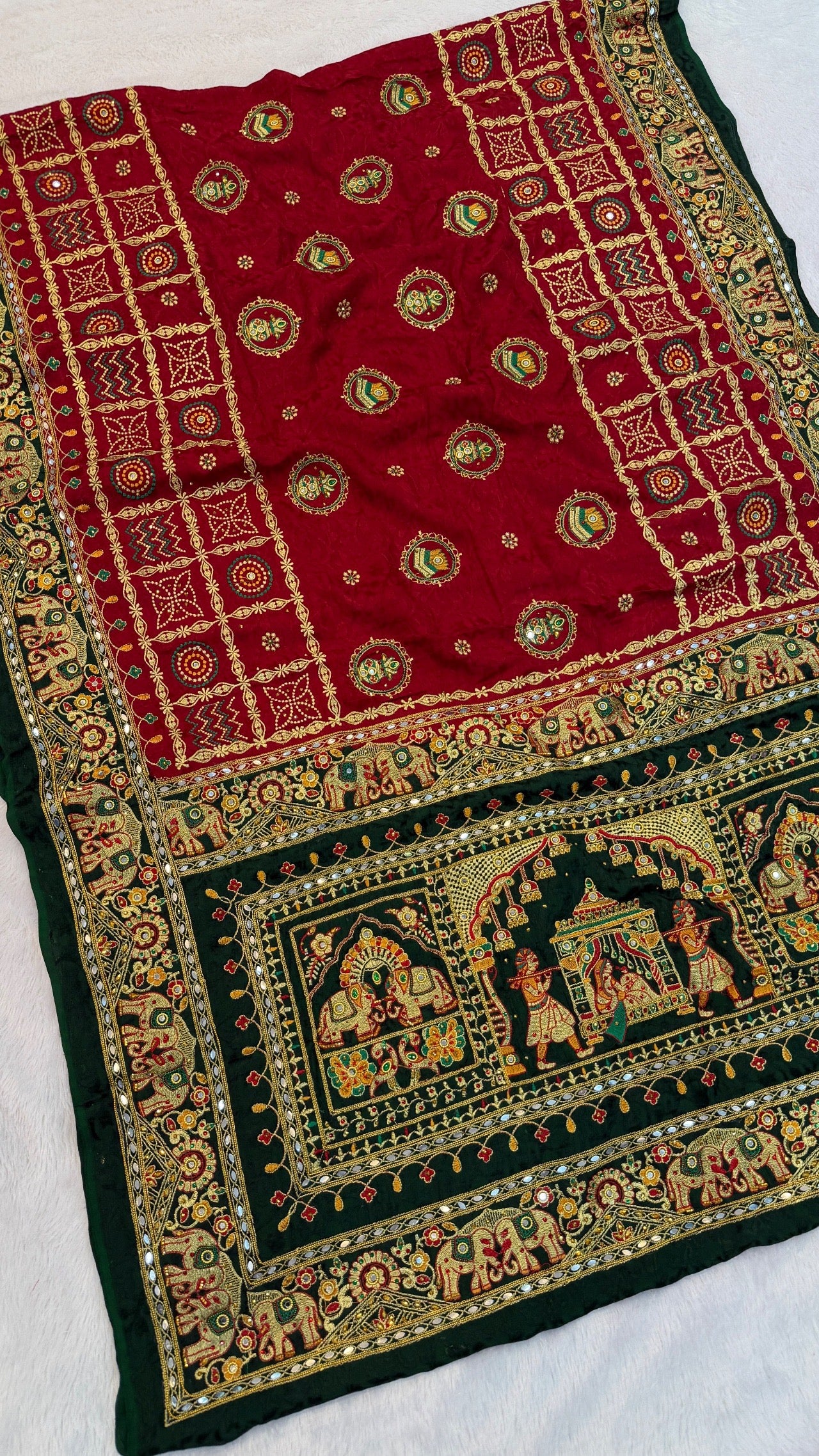 Kutchi Gharchola Saree (Doli-Barrat)