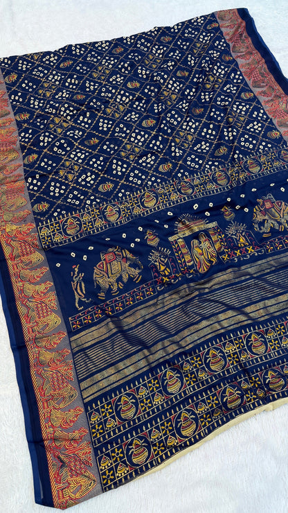 Gharchola Bandhej Rajawadi Saree VOL.2