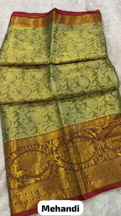 Semi Kanjivaram Marriage Saree SALE