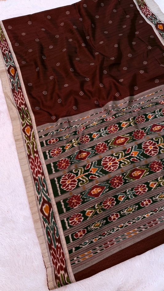 Vintage Coco Patola Saree
