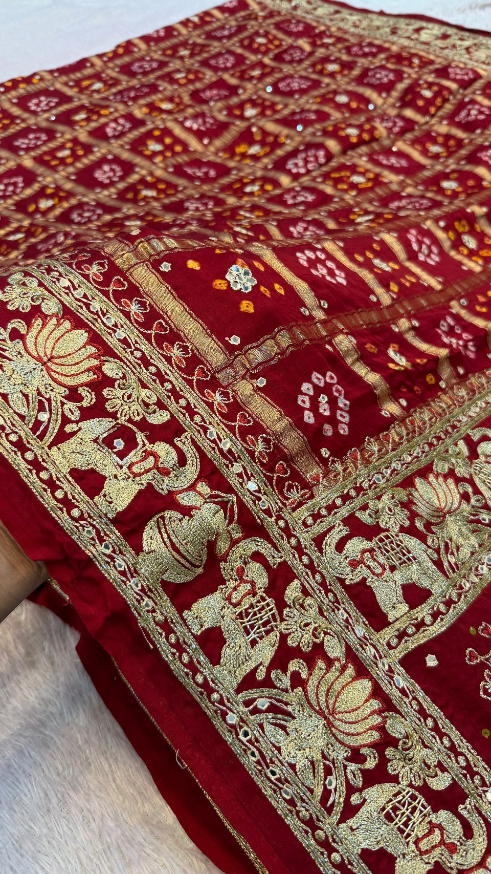 Traditional Gharchola Saree - 4002