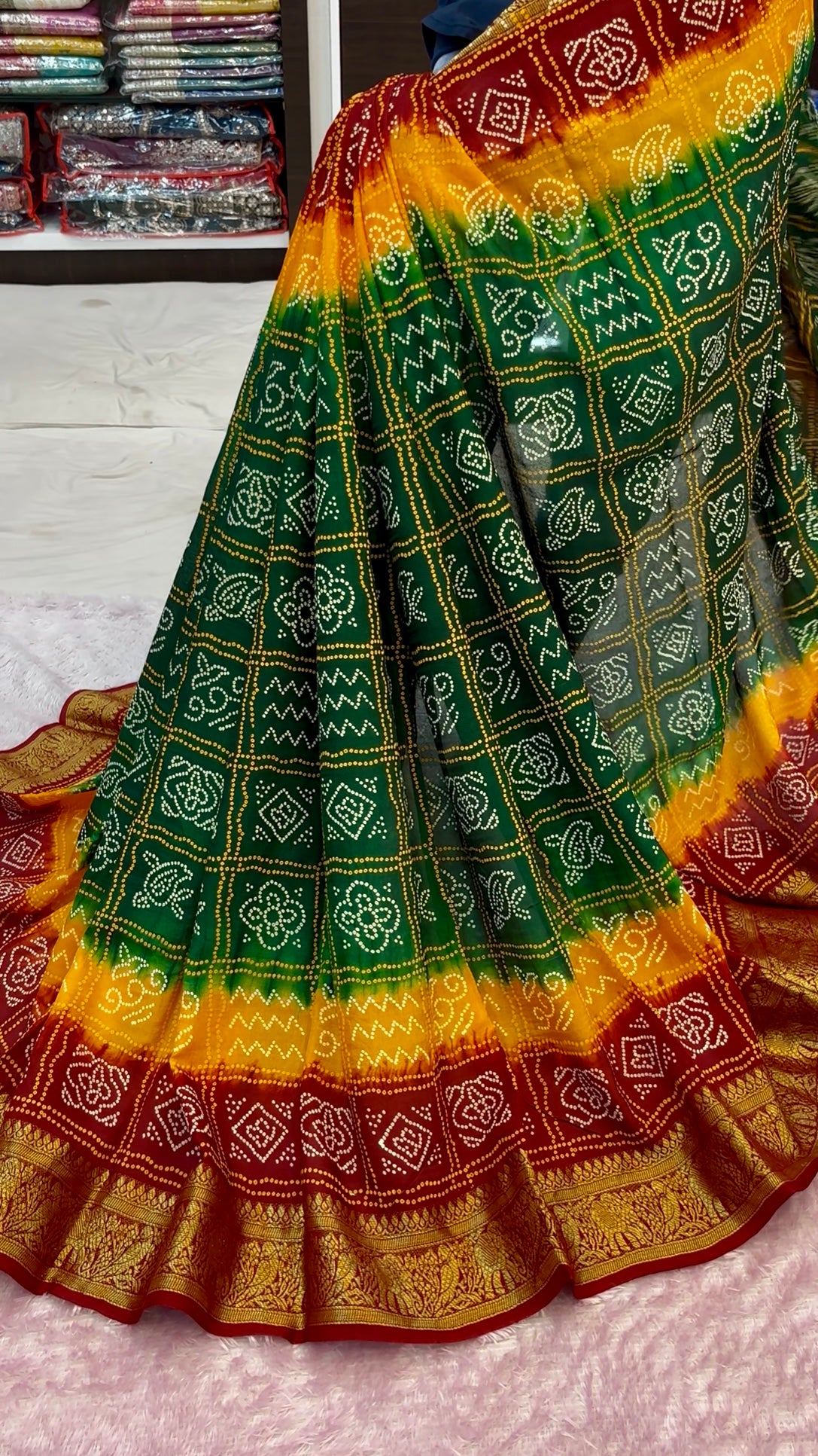 Royal Banarasi 3D Gharchola Saree