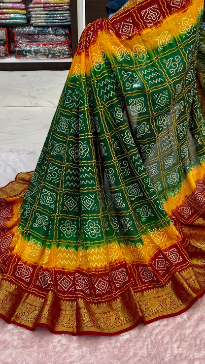Royal Banarasi 3D Gharchola Saree