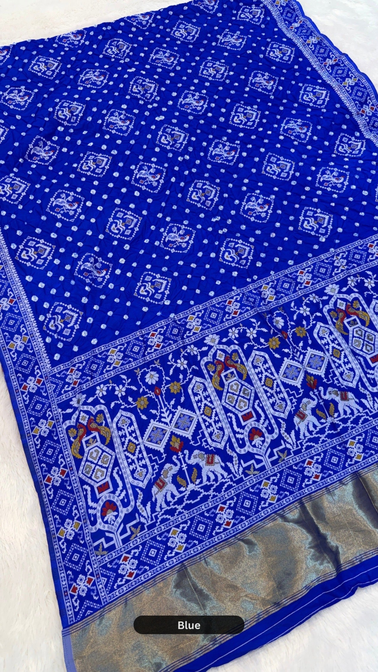 Kutchi Real Bandhej X Patan Patola Saree