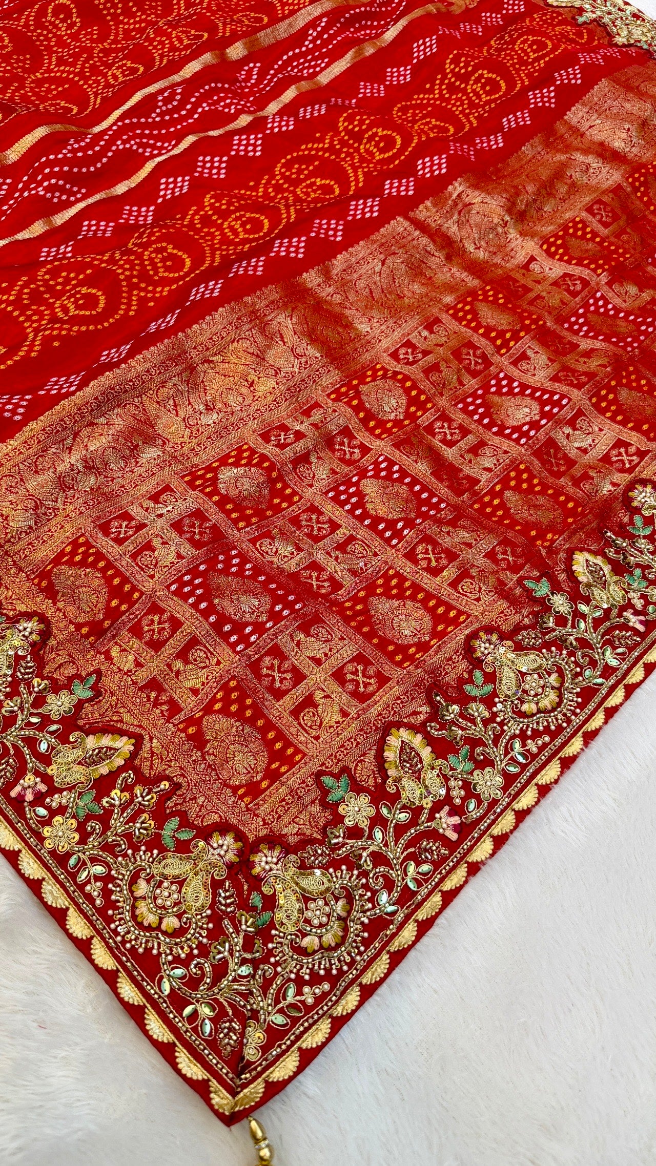 Laal Pari - The Handloom Atelier Handwork Saree (Vol.02)