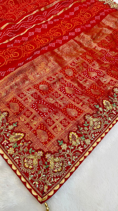 Laal Pari - The Handloom Atelier Handwork Saree (Vol.02)
