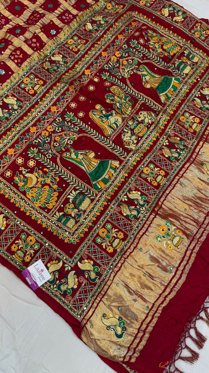 Traditional Gharchola Saree (B)