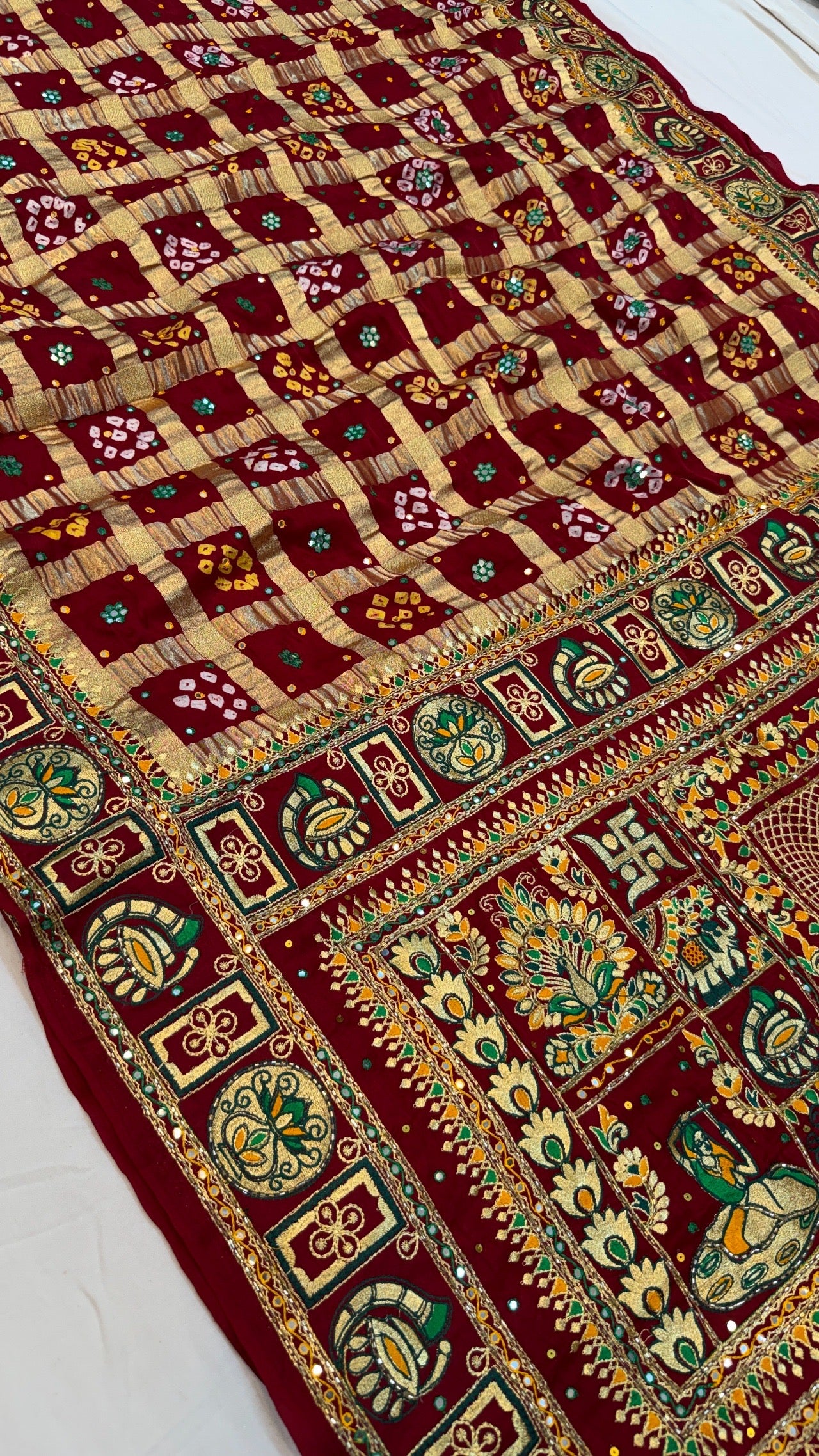 Traditional Gharchola Saree (C)