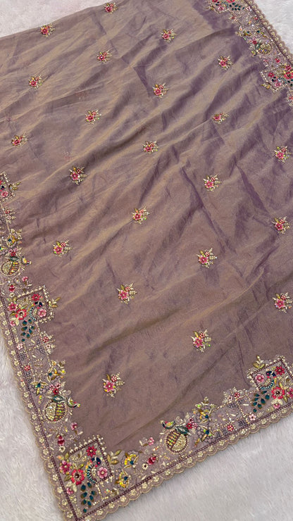 Shaan-E-Hindustan Limited Edition Saree! Royal Rasberry