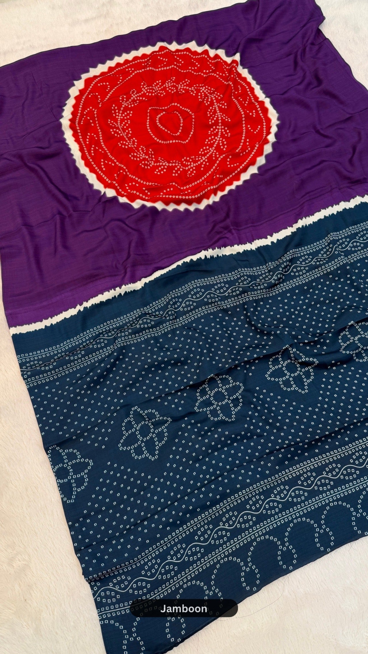 Kutchi Colorful Kusambo Saree (Most Trending)