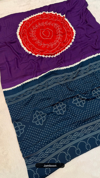 Kutchi Colorful Kusambo Saree (Most Trending)