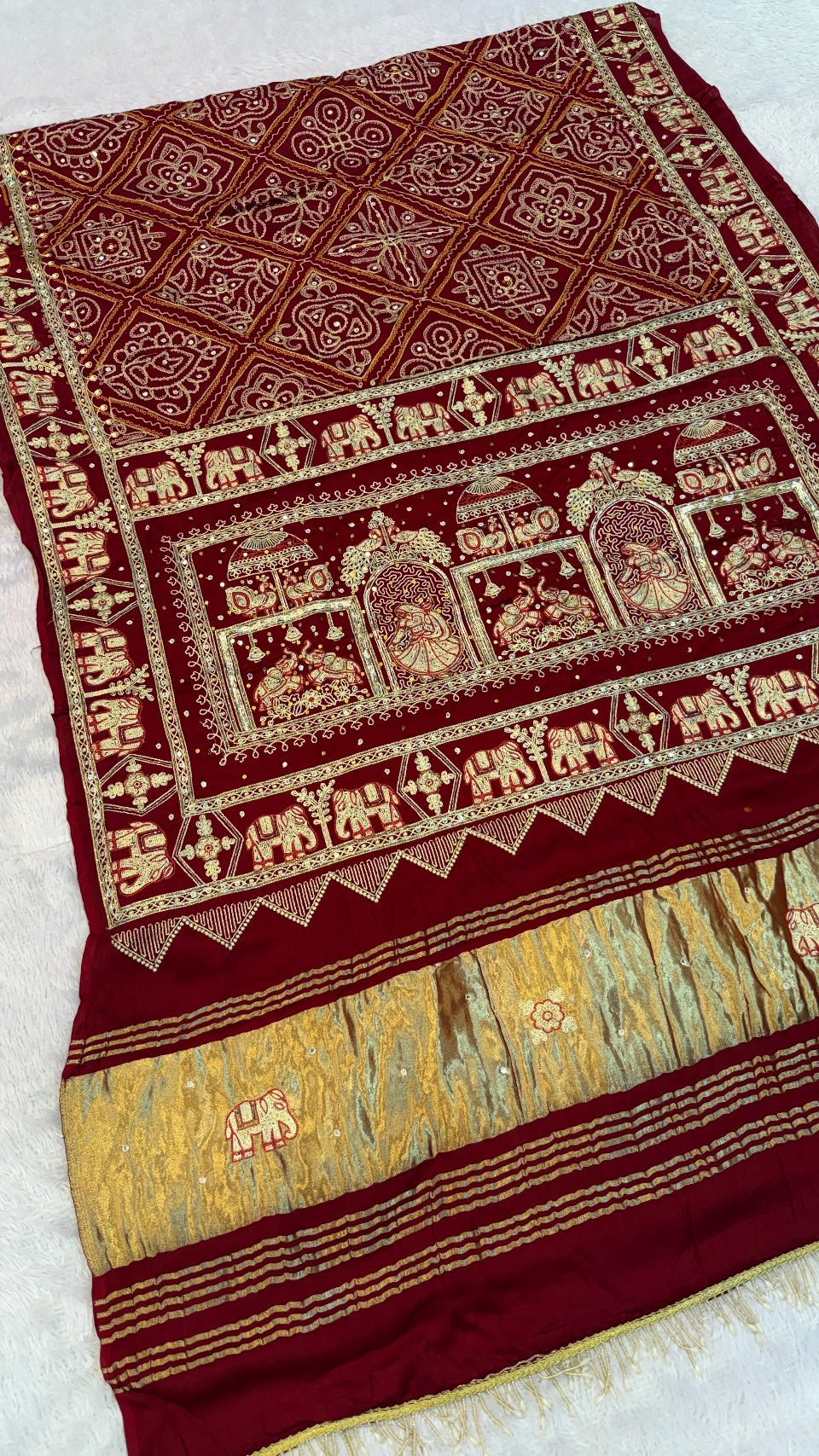 Traditional Gharchola Saree - 3026