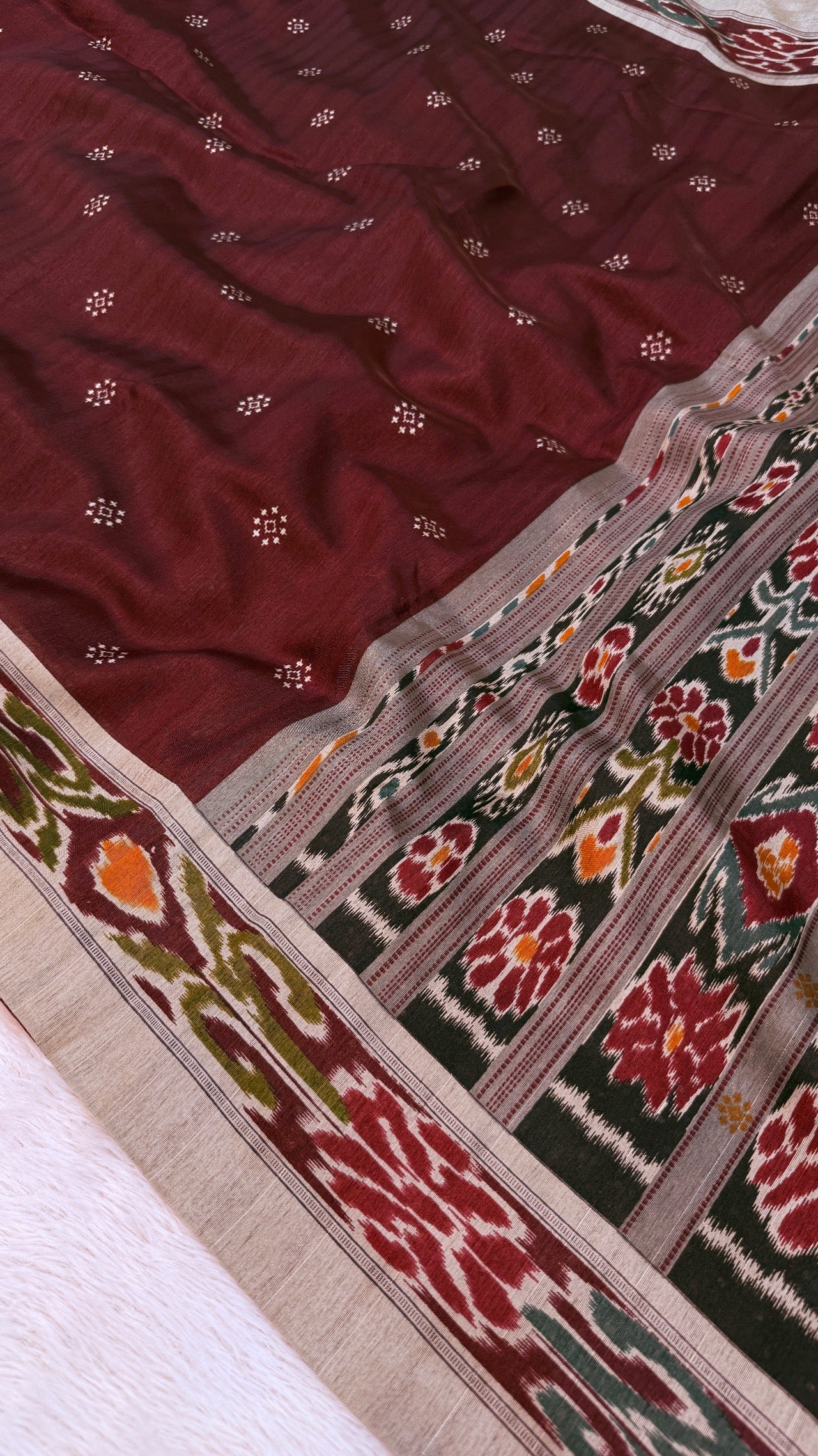 Vintage Coco Patola Saree