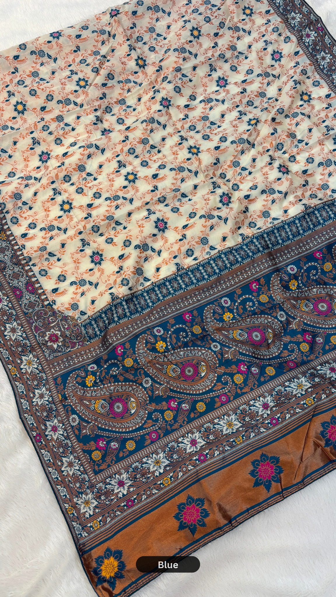 Soft Silk Rajwadi Saree (Heavy Jaal)