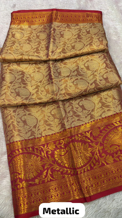 Semi Kanjivaram Marriage Saree SALE