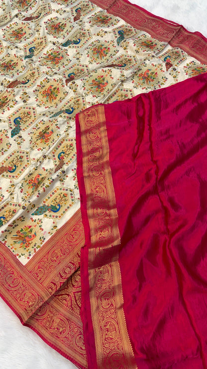 Pure Banarasee Rajawadi Silk Saree