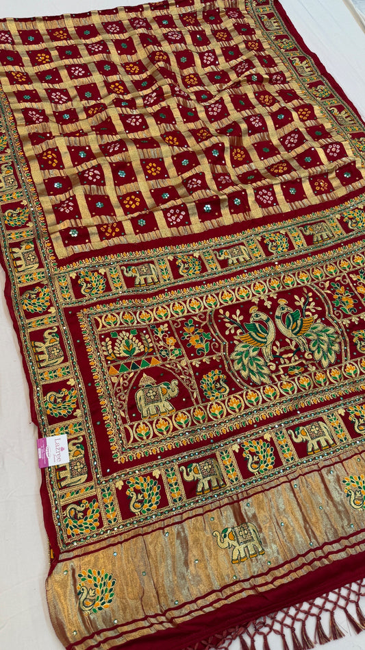 Traditional Gharchola Saree (E)