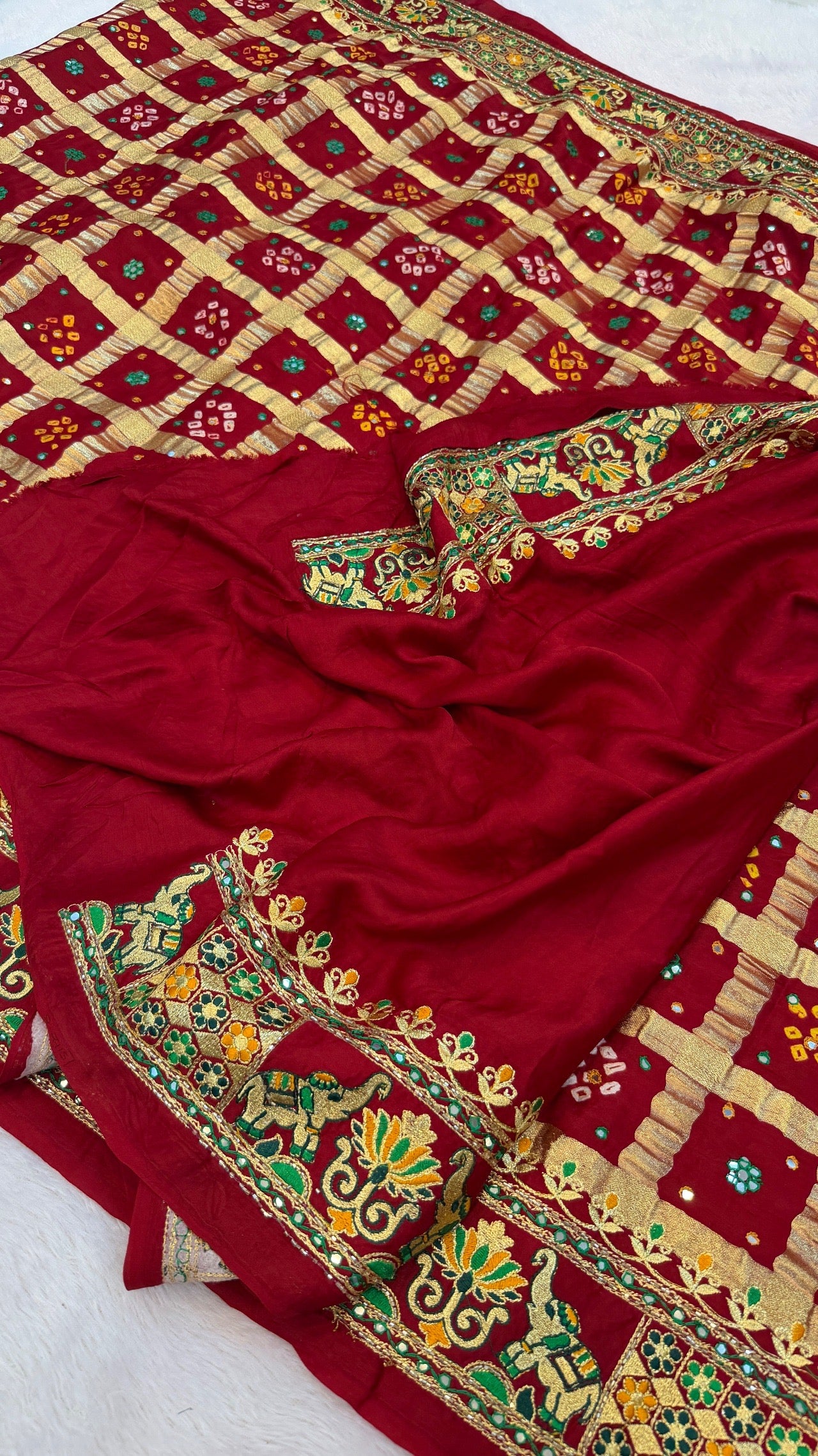 Traditional Gharchola Saree (F.)