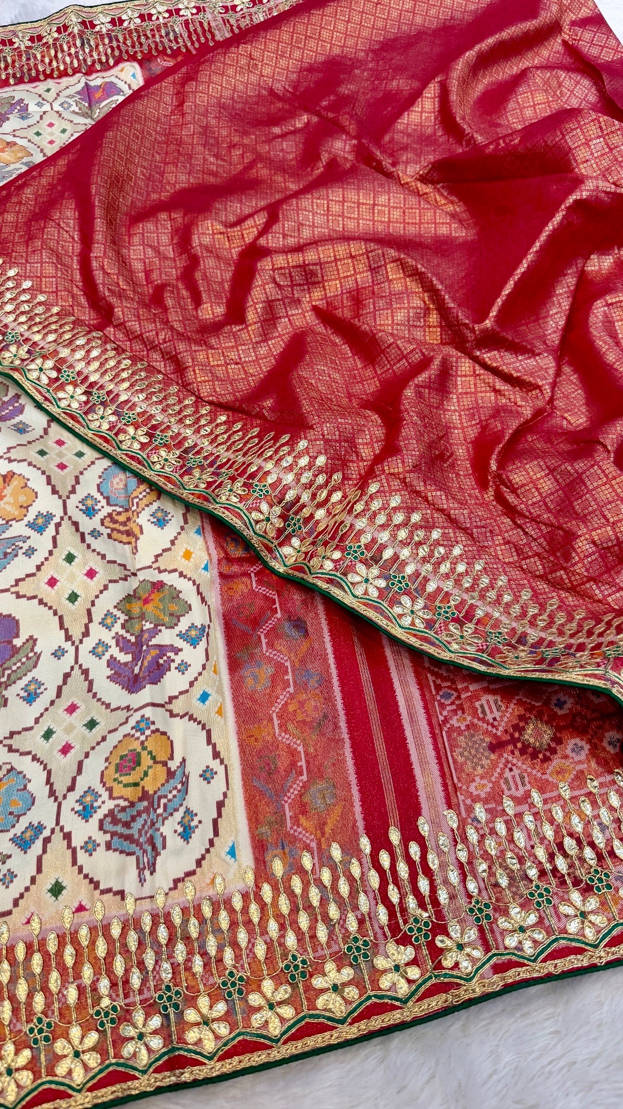 Tradition Patola Saree with Heavy Border