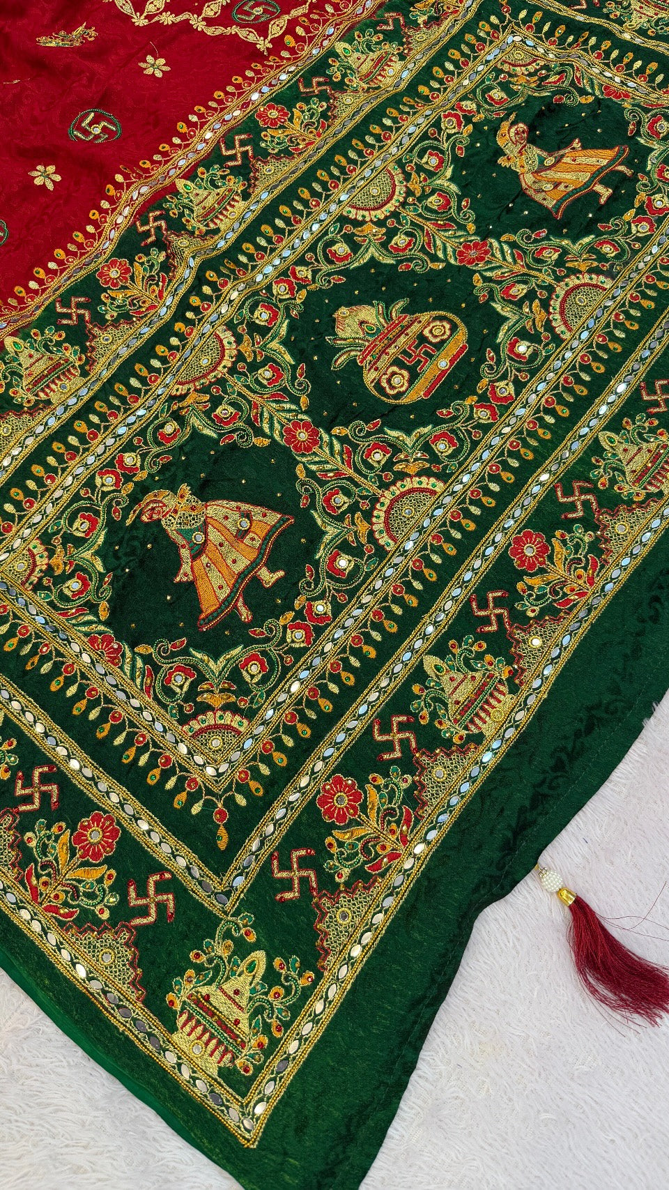 Kutchi Gharchola Saree (Kumbh)