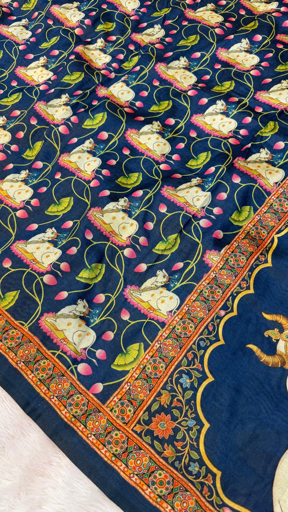 Tusser Silk Kalamkari Saree Vol.15
