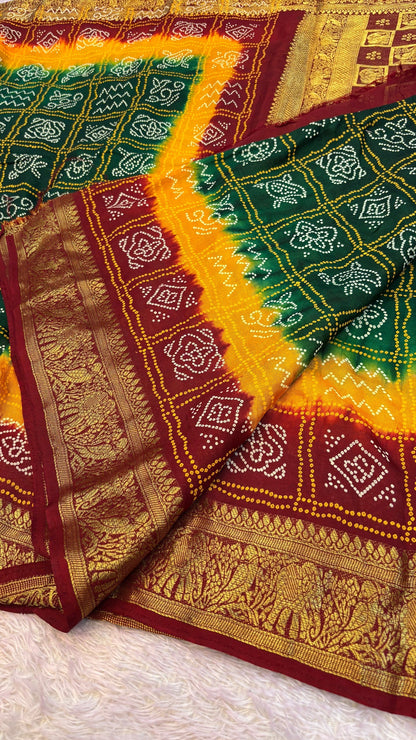 Royal Banarasi 3D Gharchola Saree