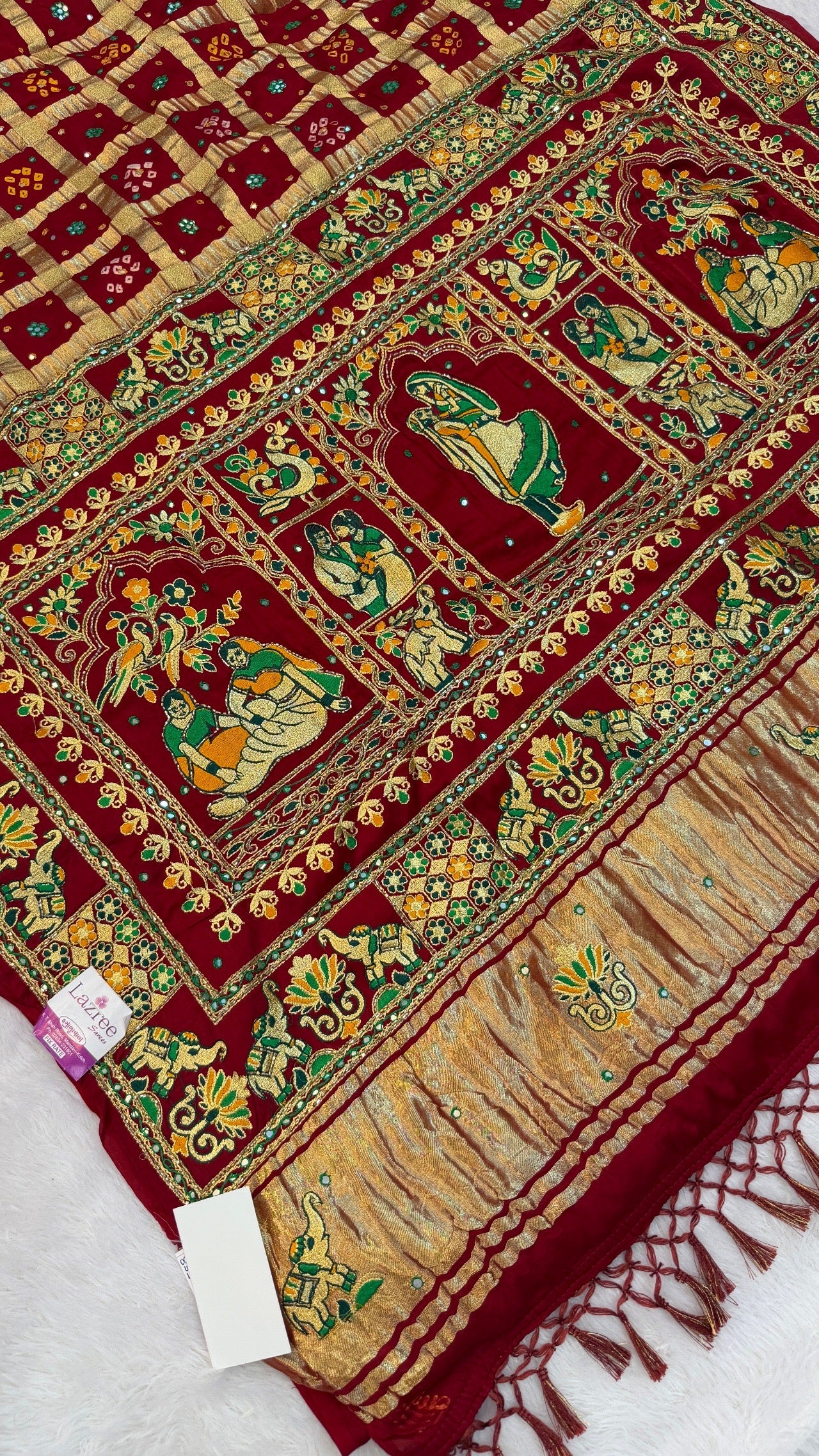 Traditional Gharchola Saree (F.)
