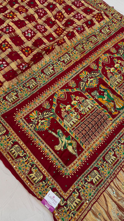 Traditional Gharchola Saree (D)