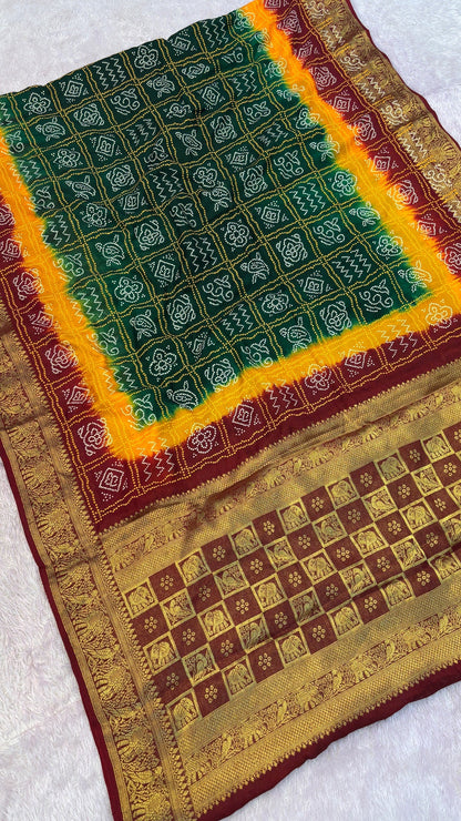 Royal Banarasi 3D Gharchola Saree