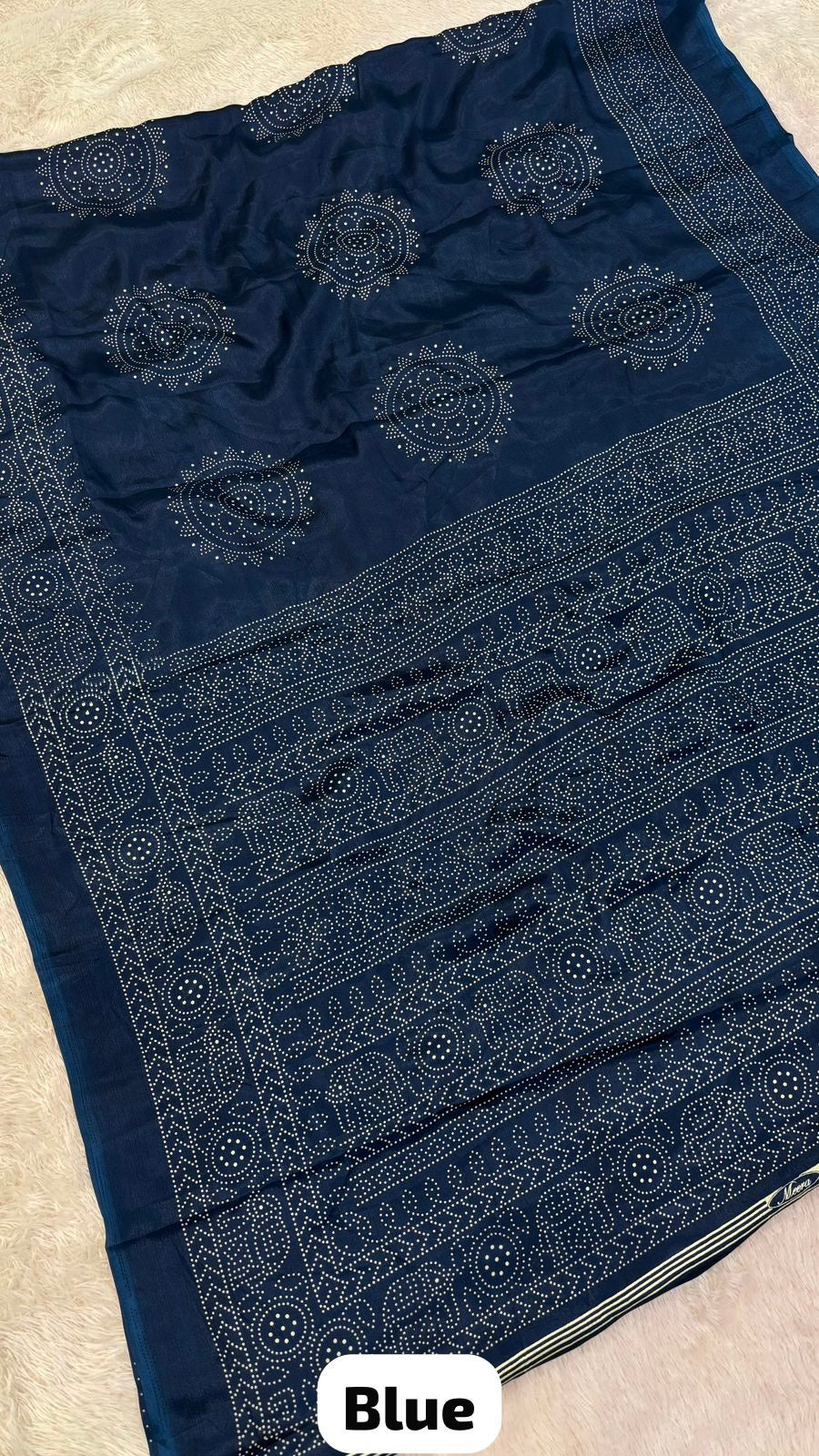 Airawat Kutchi Bandhani Saree