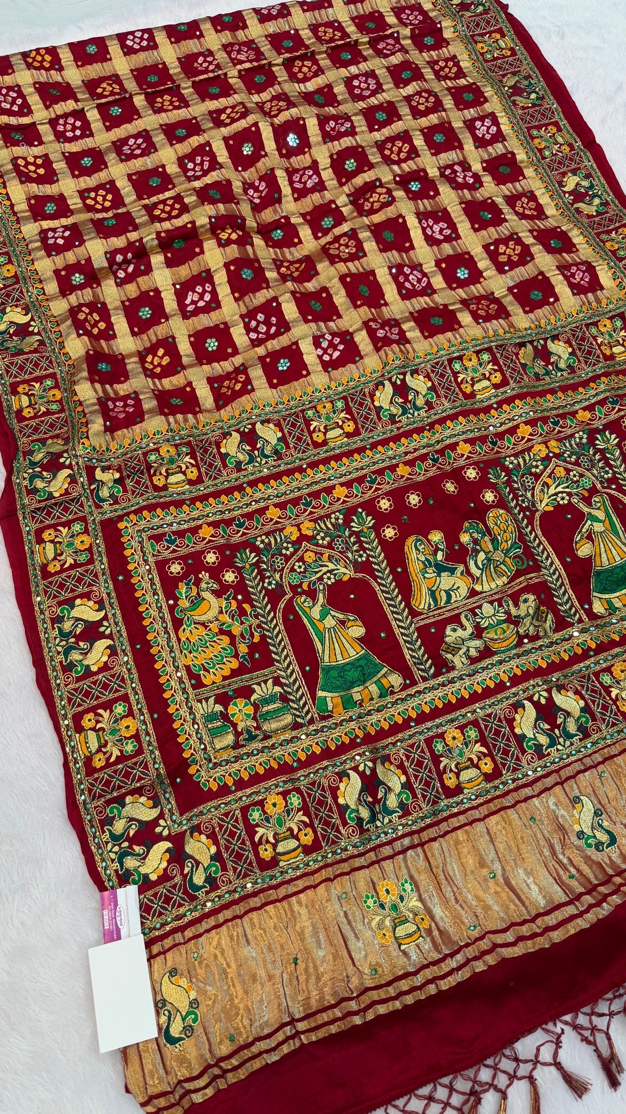 Traditional Gharchola Saree (D.)