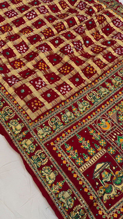Traditional Gharchola Saree (G)