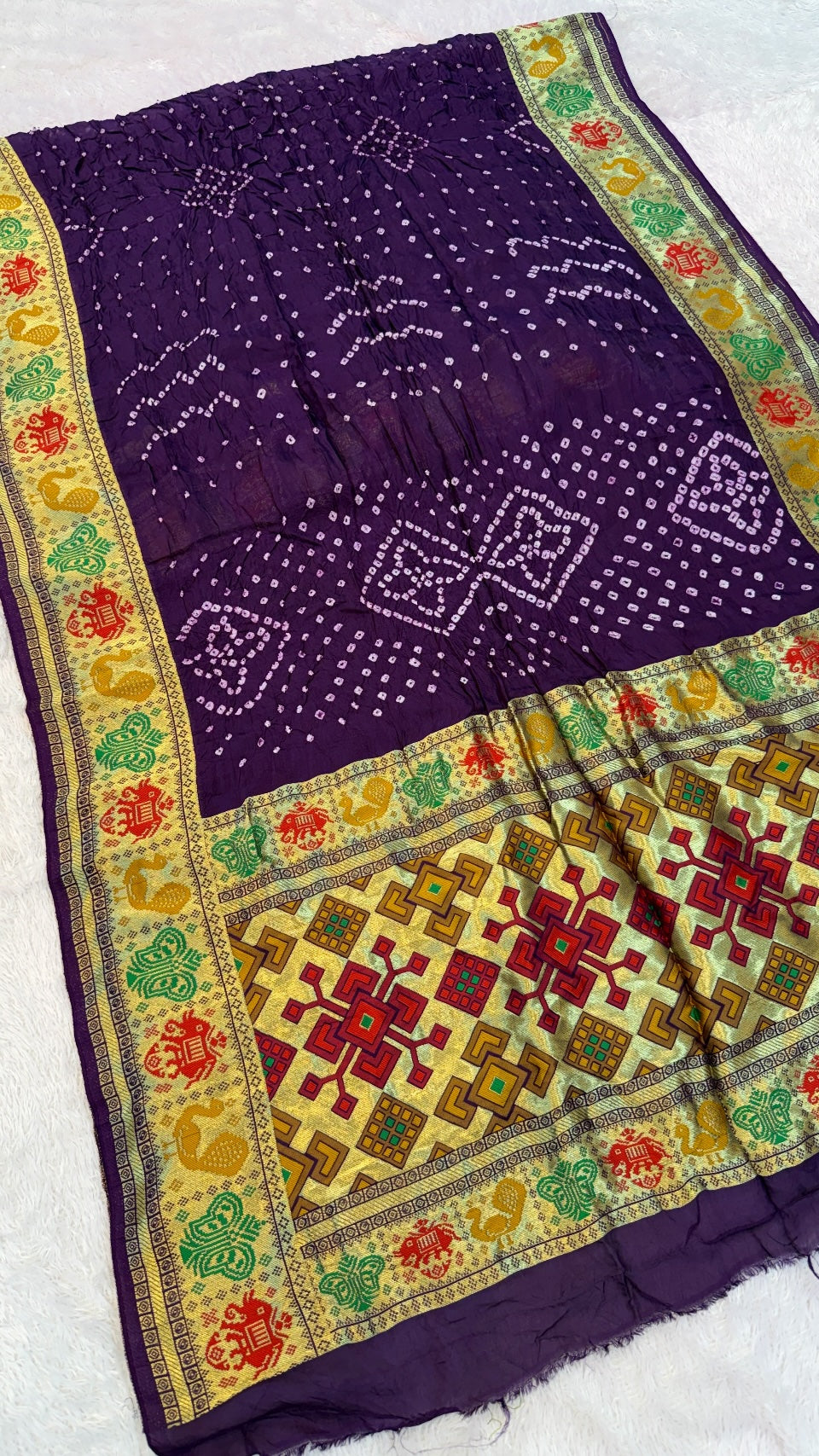 Hand Bandhani Saree SALE : 19