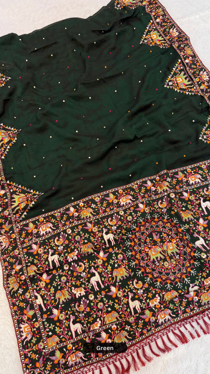 Kutchi Embroidery Classic Saree